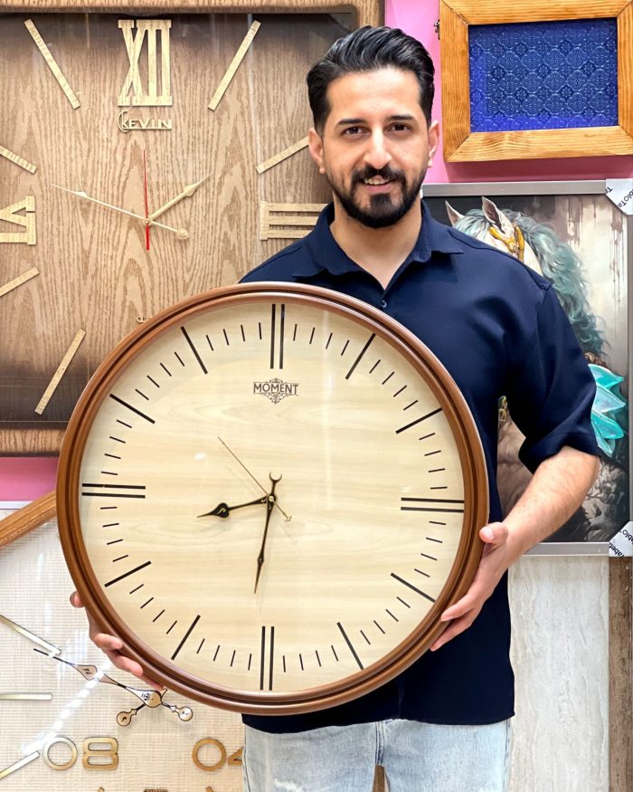 ساعت چوب صنعتی