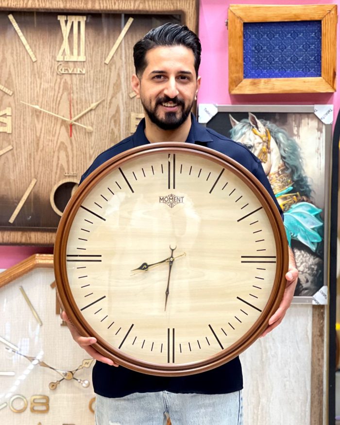 ساعت چوب صنعتی