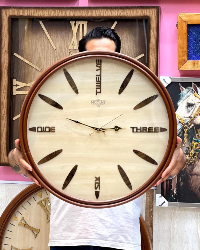 ساعت چوب صنعتی