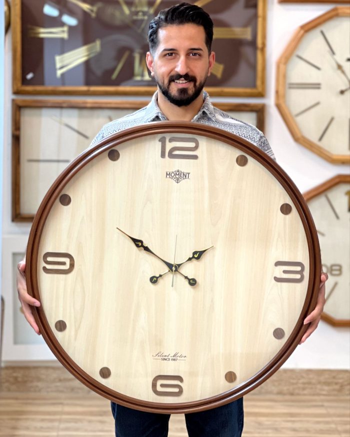 ساعت چوب صنعتی